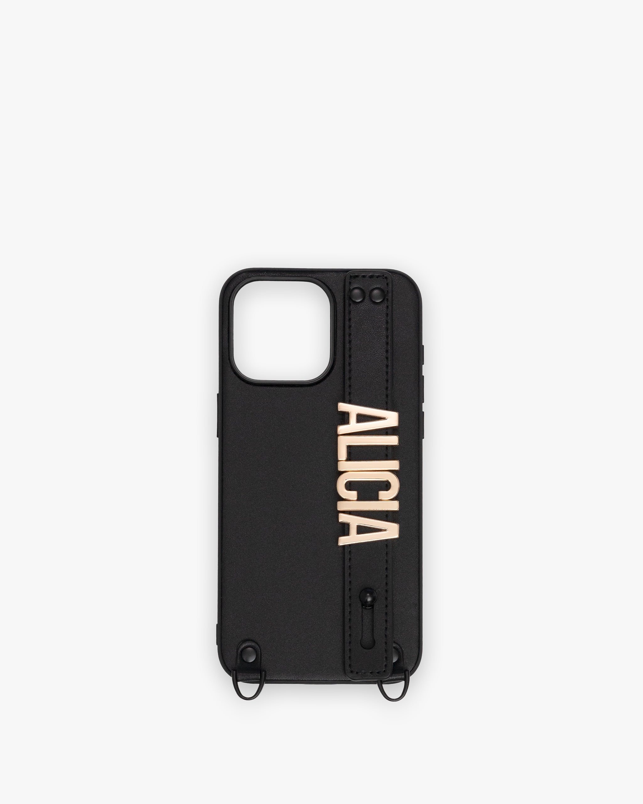 Pre-order (Late November): iPhone 16 Pro Max Case in Black/Gold with Personalised Hardware