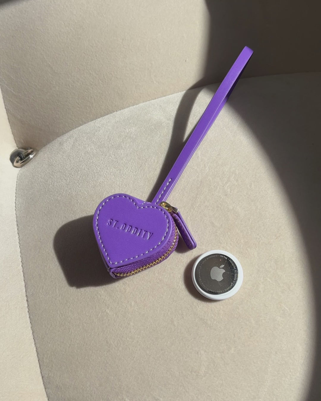 LOVE CHARM★Etna Heart bag PILLOW PUFF HEART LEATHER BAG CHARM – BONBONWHIMS