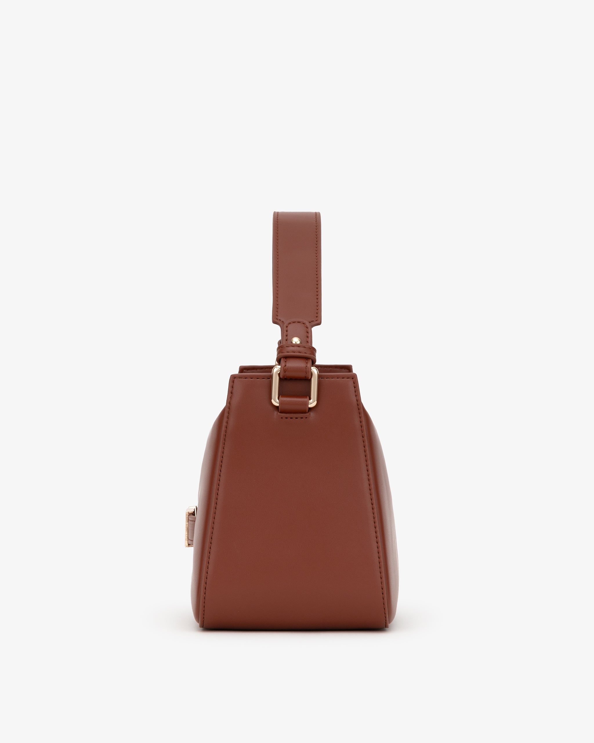 Slouch Bag in Cognac with Personalised Hardware