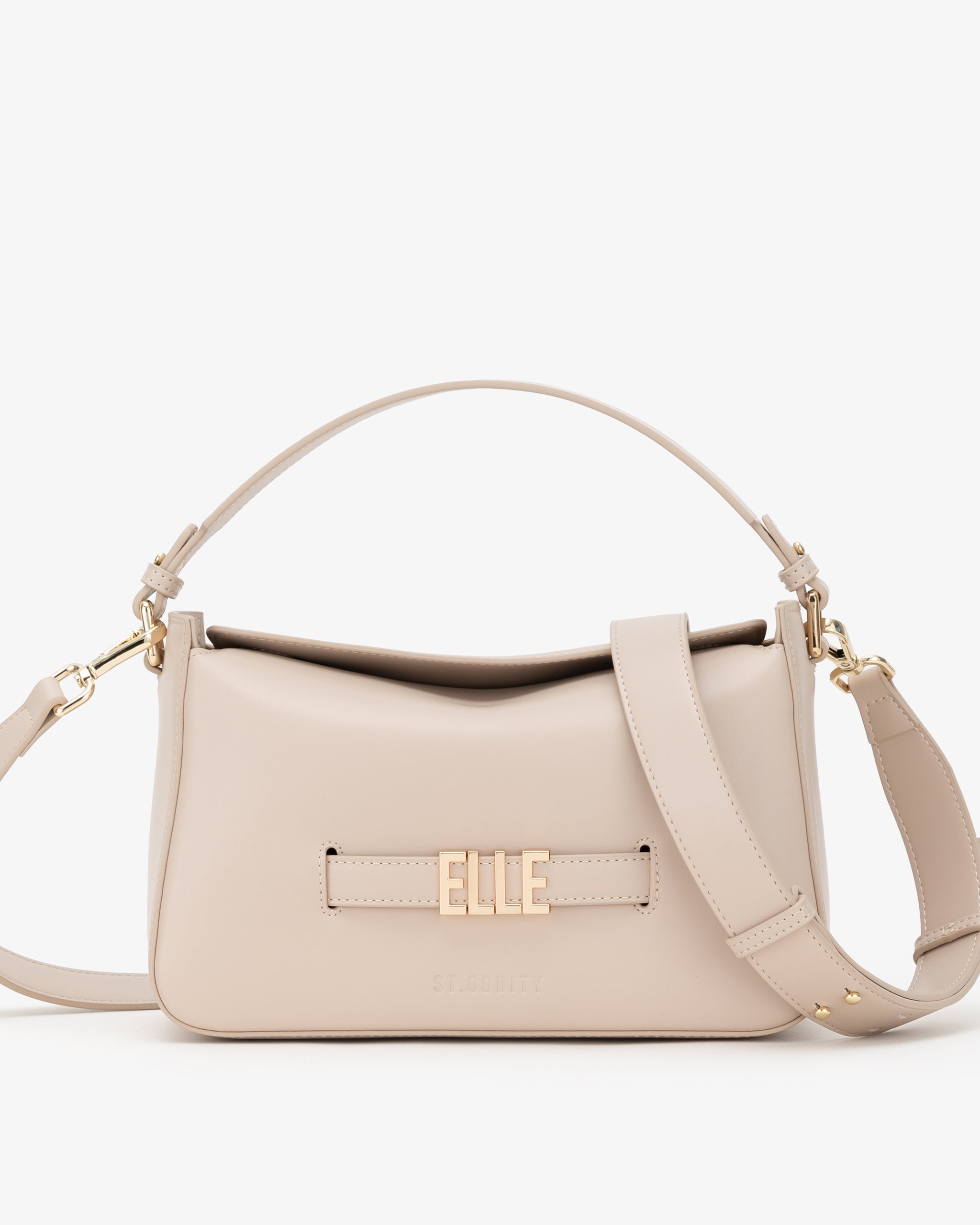 Pre-order (Mid-December): Slouch Bag in Ecru with Personalised Hardware