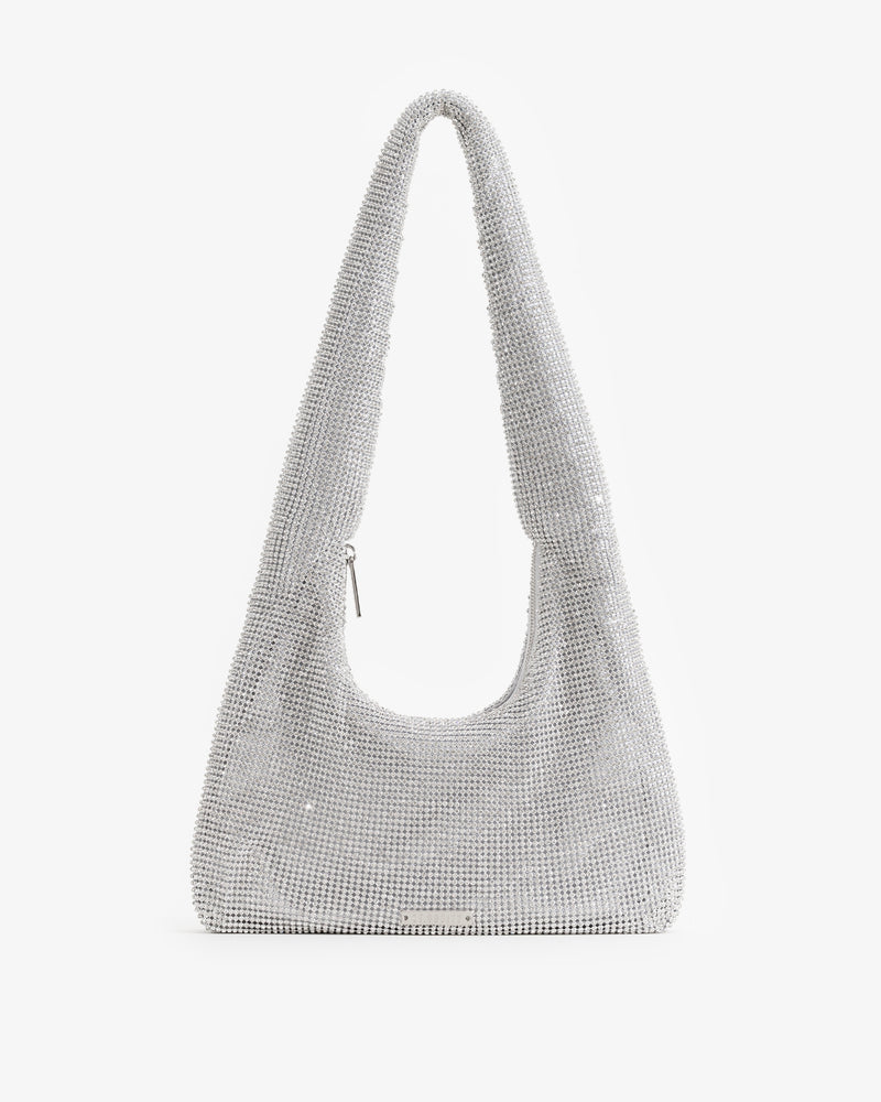Soft Shoulder Bag in Crystal