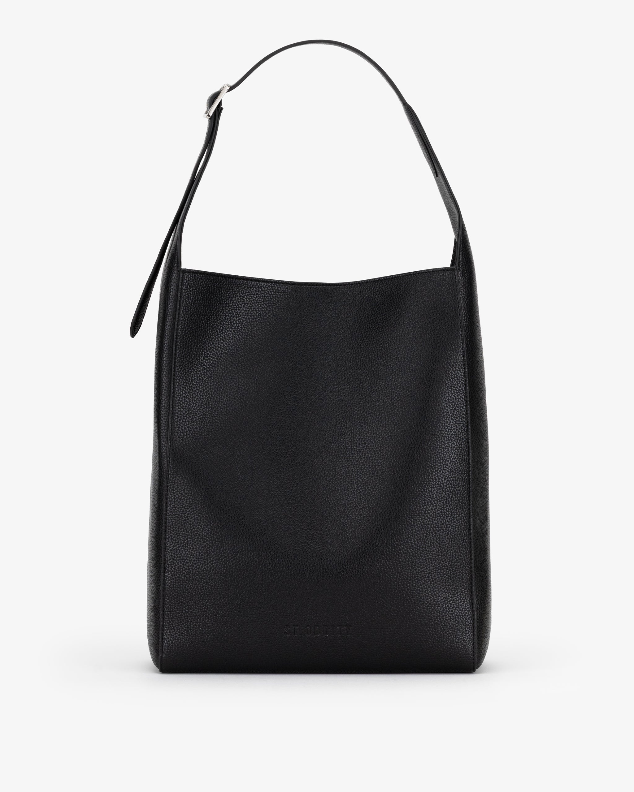 Tall Hobo Bag in Black