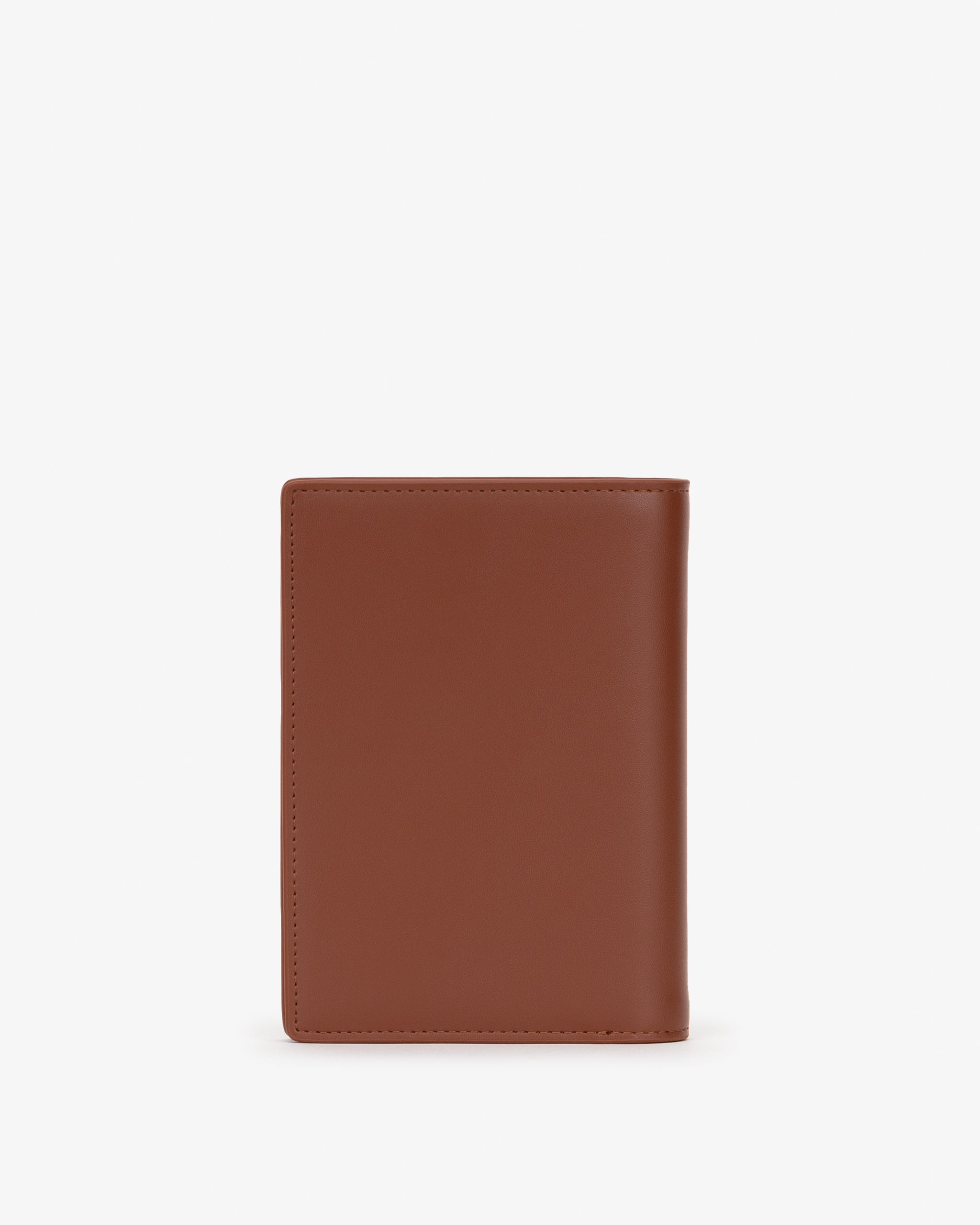 Travel Wallet in Cognac with Personalised Hardware