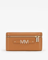 Vanity Case in Caramel with Personalised Hardware