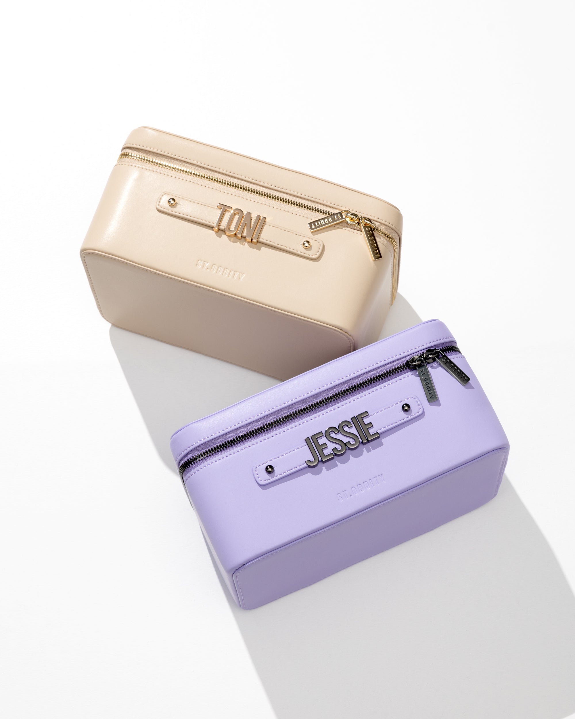 Vanity Case in Lavender with Personalised Hardware