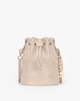 Bucket Bag in Light Sand with Personalised Hardware
