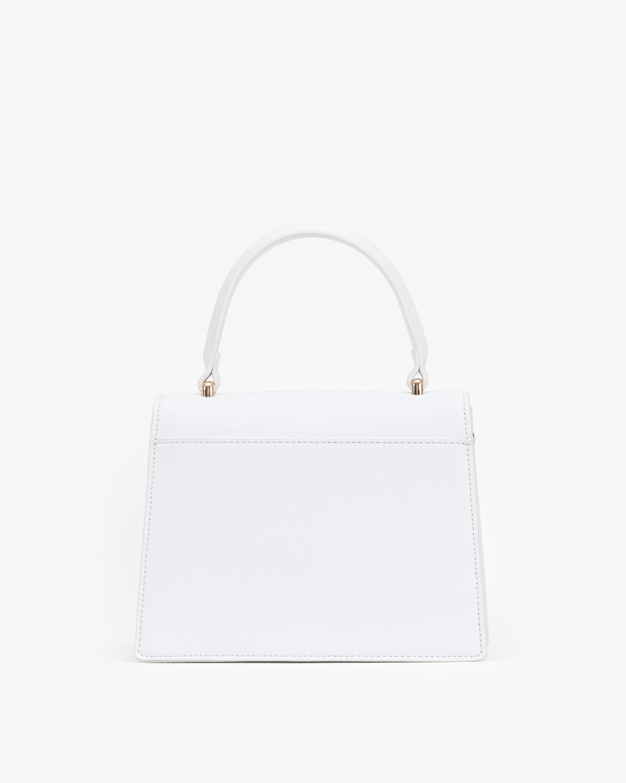 Evening Bag in White with Personalised Hardware – St. Oddity