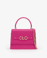 Evening Bag in Fuchsia with Personalised Hardware