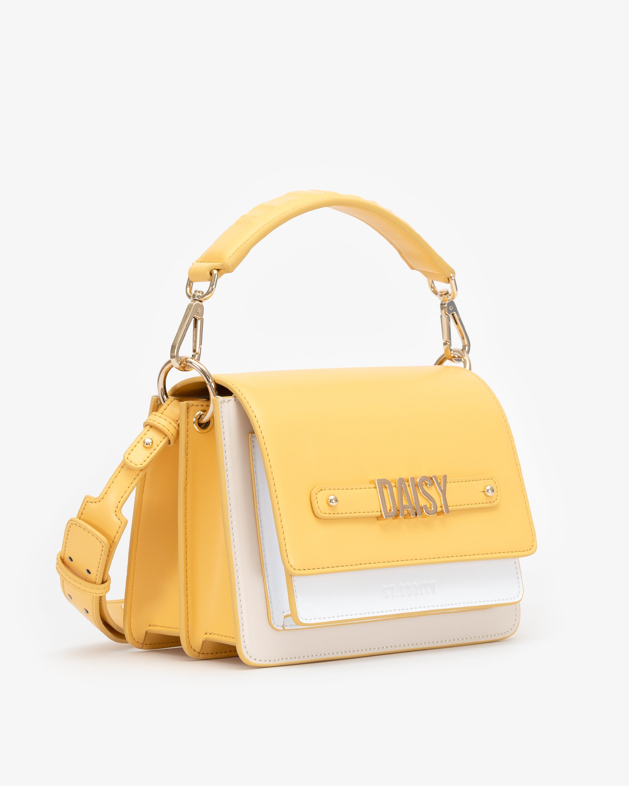 Shoulder Bag in Butter Multi with Personalised Hardware