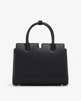 All Day Top Handle Bag in Black/Gold with Personalised Hardware