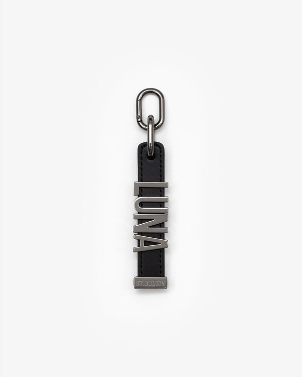 Pre-order (Early October): Charm in Black/Gunmetal with Personalised Hardware