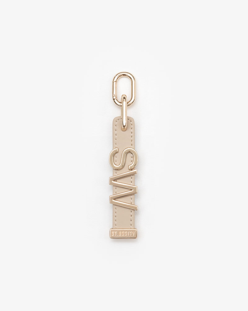 Pre-order (Early October): Charm in Light Sand with Personalised Hardware