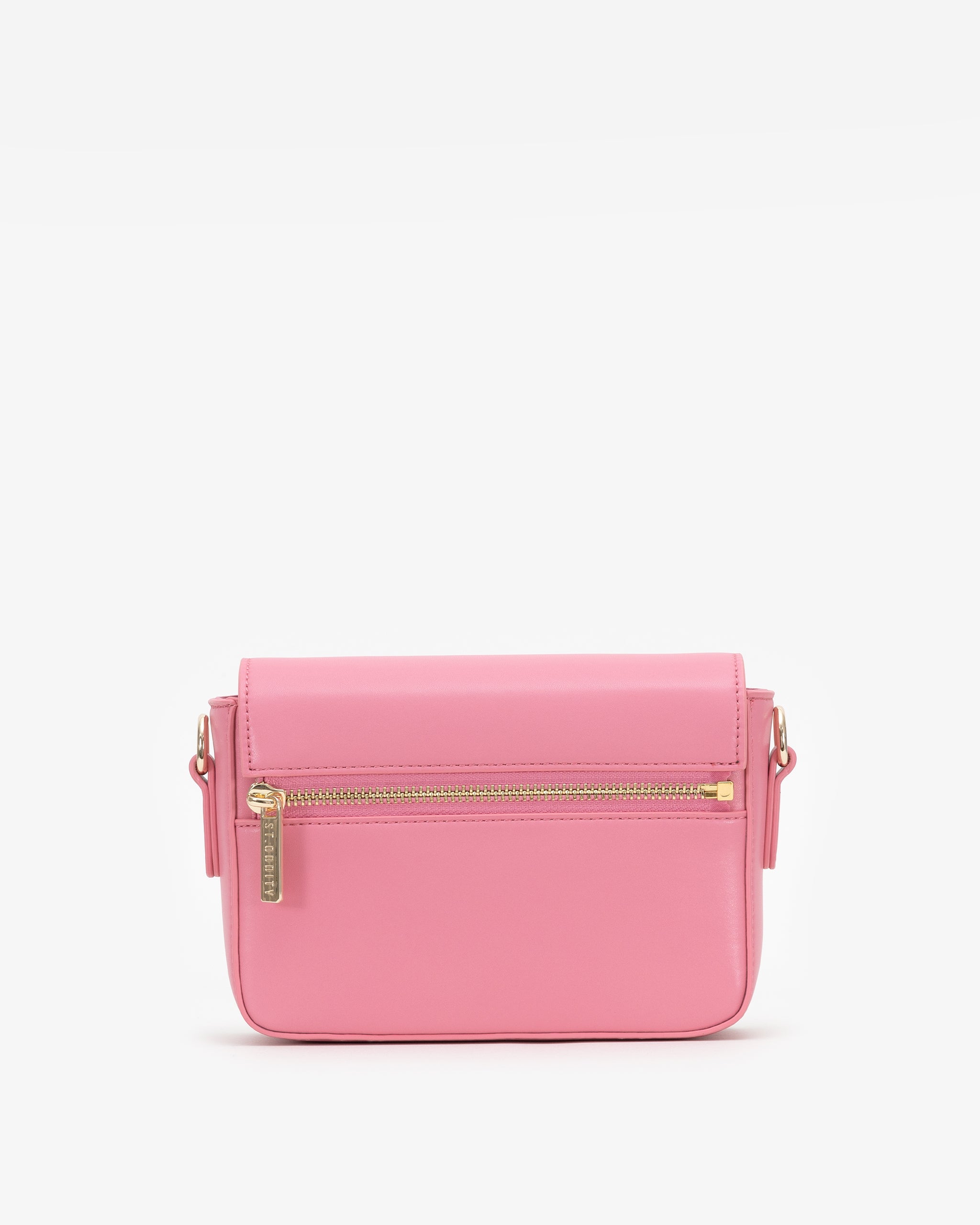 Crossbody Bag in Bubblegum with Personalised Hardware