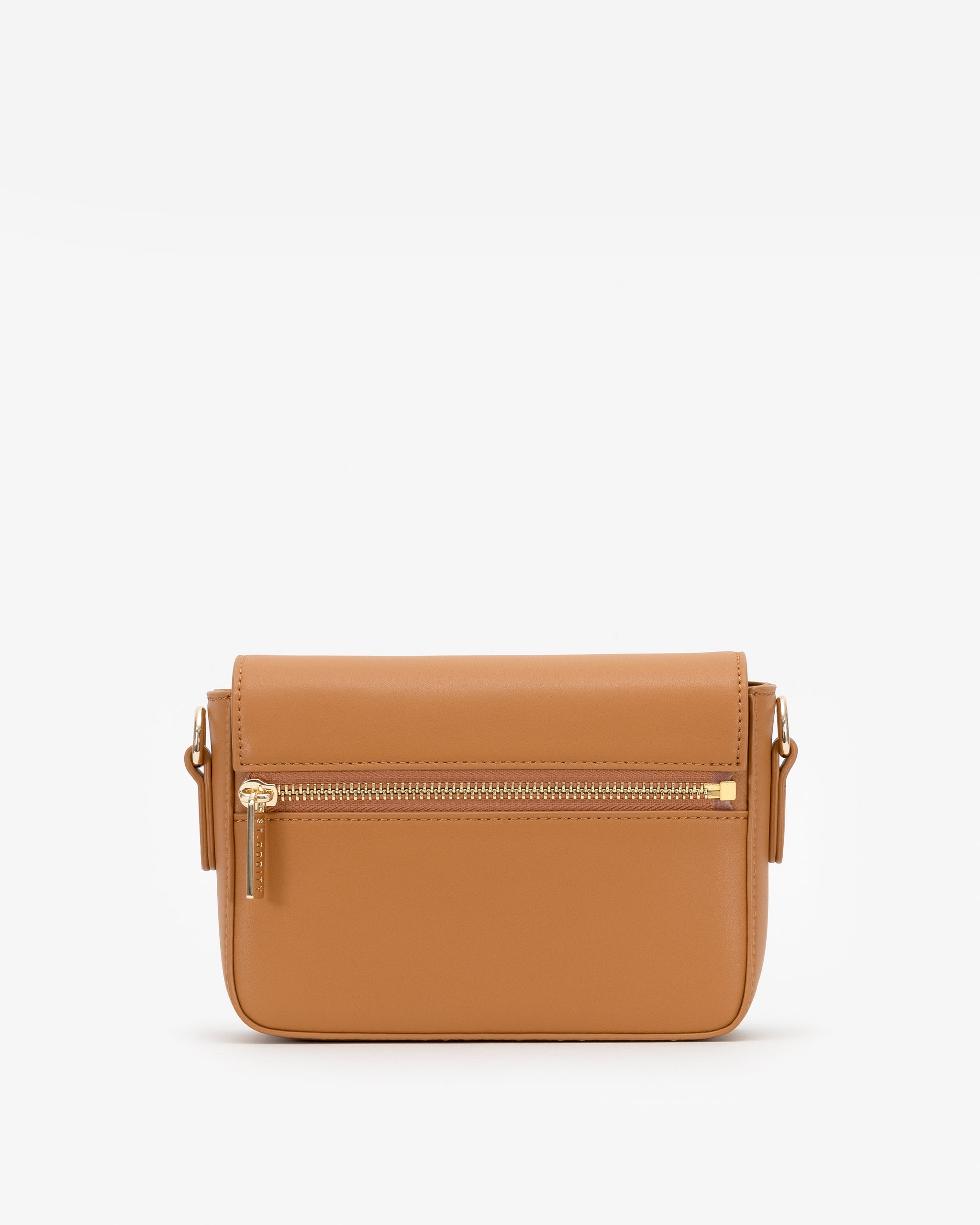 Crossbody Bag in Caramel with Personalised Hardware – St. Oddity