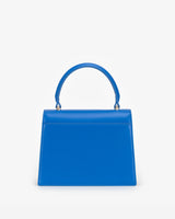 Evening Bag in Electric Blue with Personalised Hardware