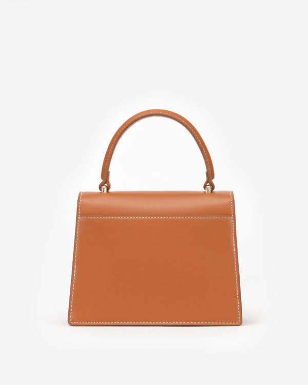 Evening Bag in Terracotta with Personalised Hardware – St. Oddity