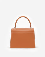 Evening Bag in Terracotta with Personalised Hardware