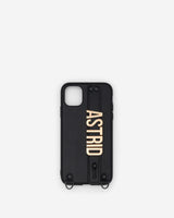 iPhone 11 Case in Black/Gold with Personalised Hardware