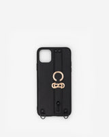 iPhone 11 Pro Max Case in Black/Gold with Personalised Hardware