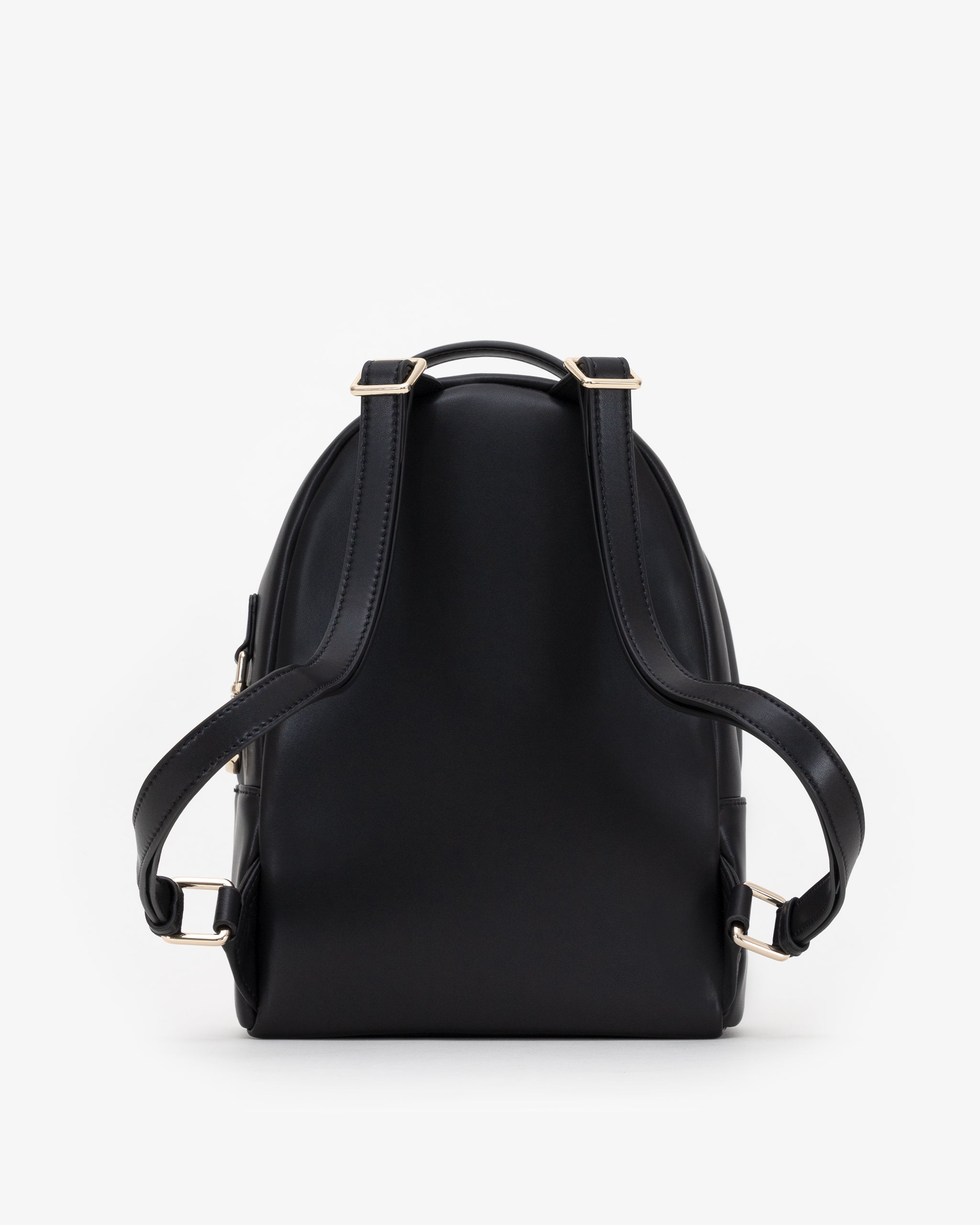 Black backpack discount with gold hardware