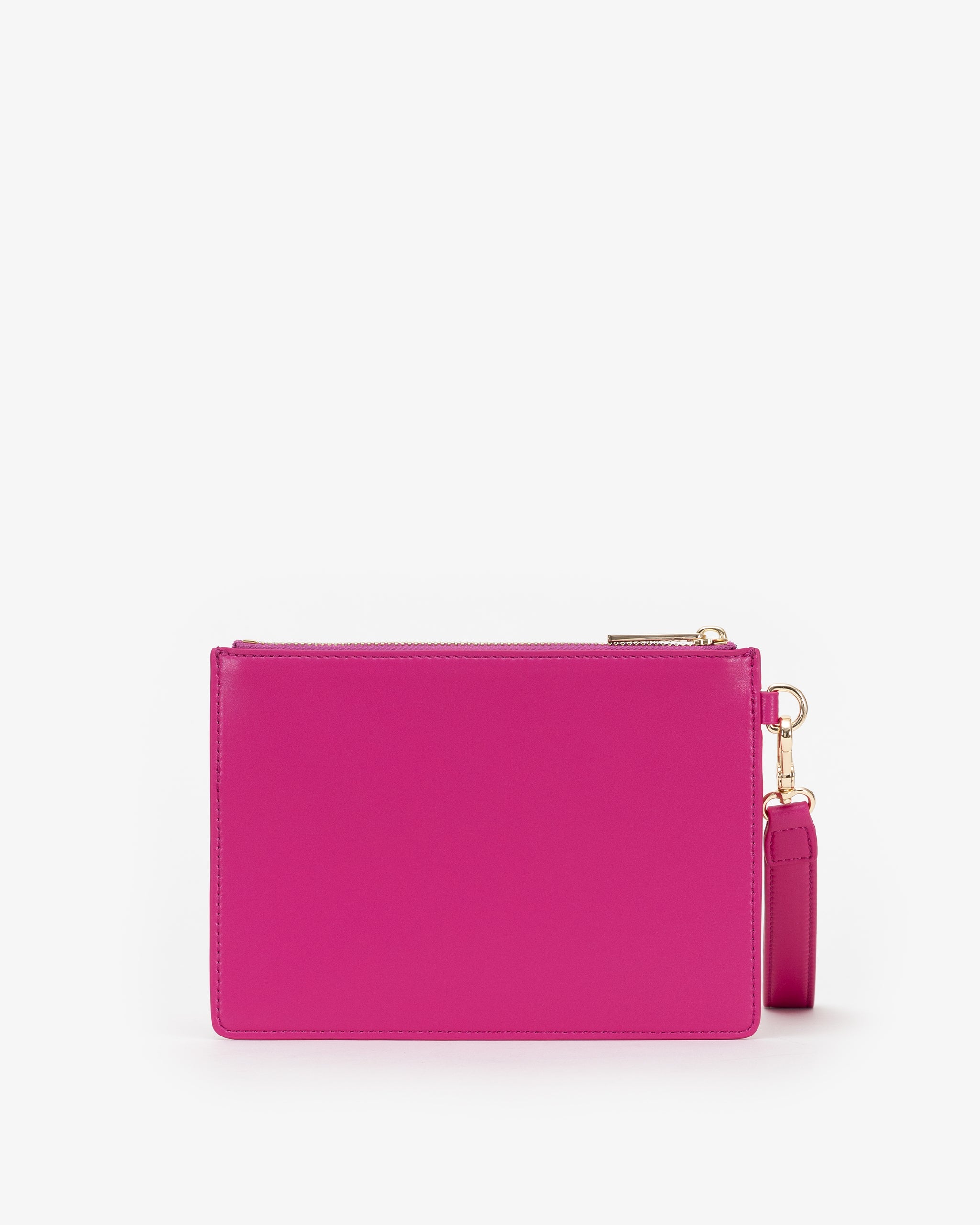 Pre-order (Mid-May): Classic Pouch in Fuchsia with Personalised Hardware