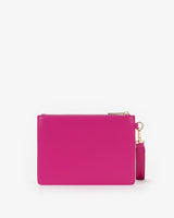 Classic Pouch in Fuchsia with Personalised Hardware