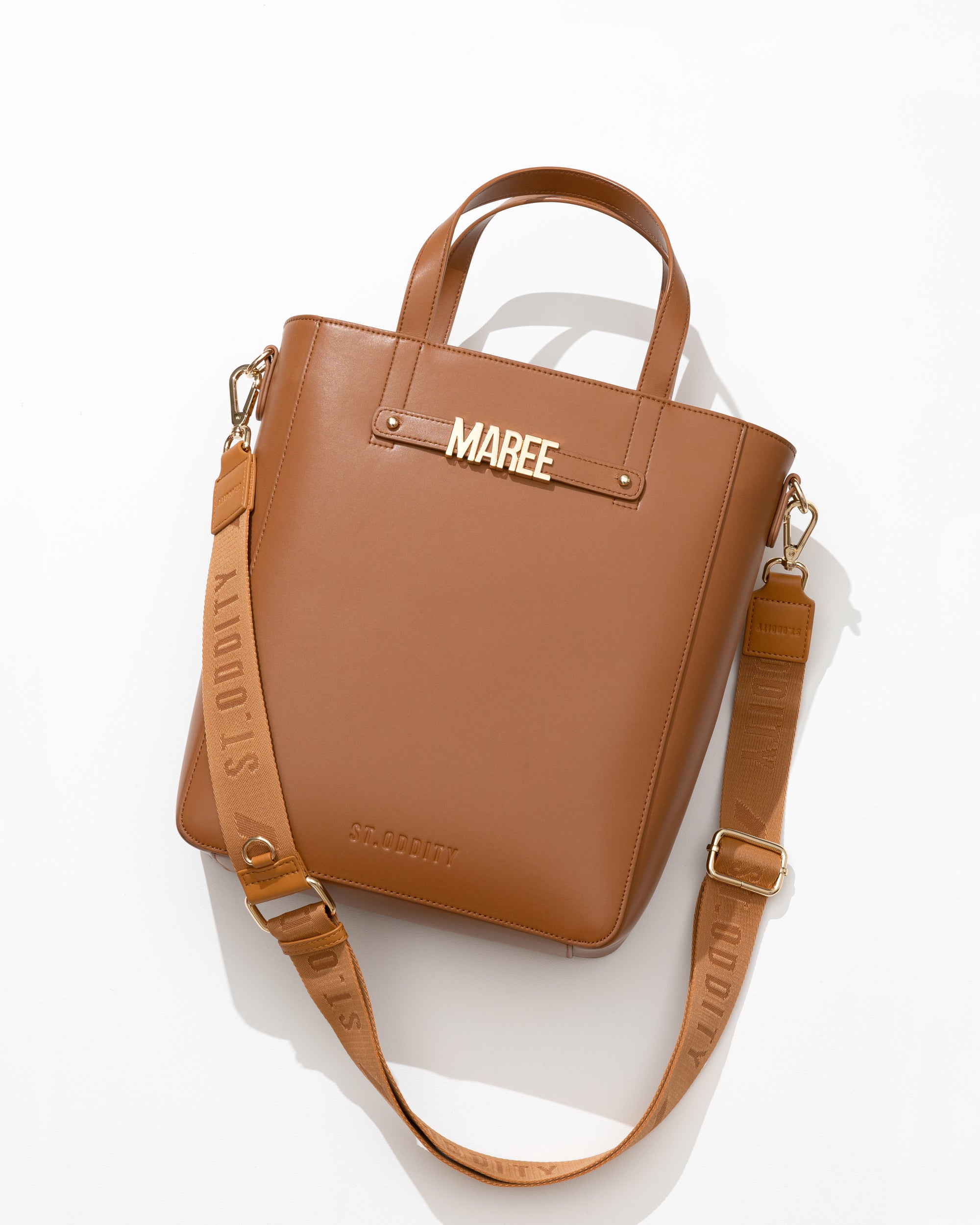 Tote in Tan with Personalised Hardware